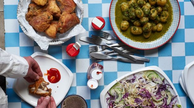 Coconut-Fried Chicken Recipe for a Group Supper | Feasting