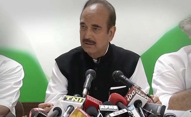 Forces Equipped to Counter Evil Designs of Pakistan: Ghulam Nabi Azad