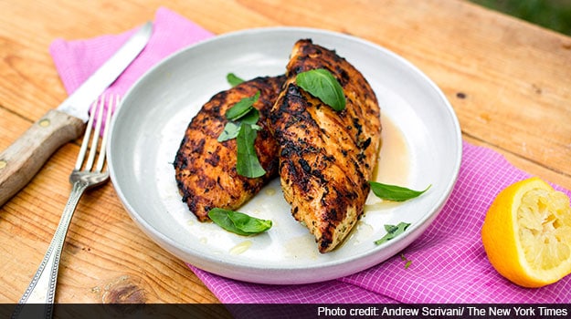 Grilled Chicken Breast in Three Simple Steps