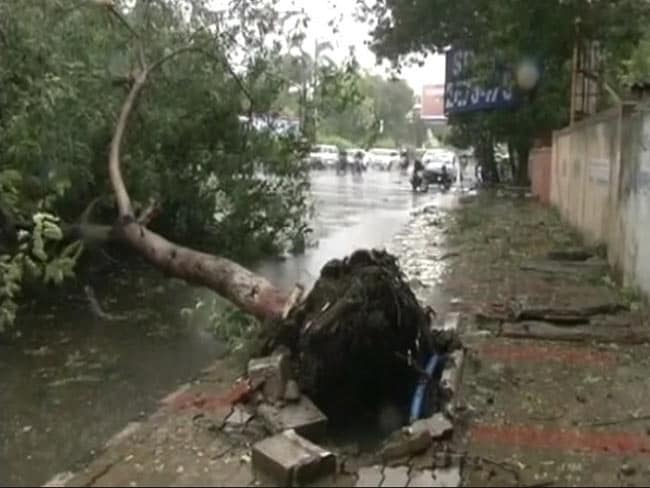 गुजरात में तबाही की बारिश में 40 मरे, अहमदाबाद में चक्रवात की चेतावनी