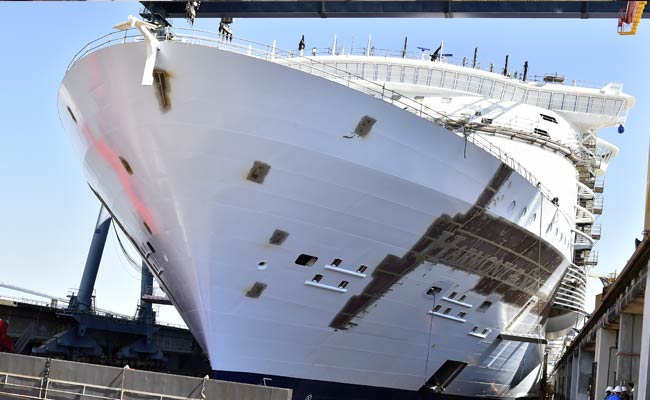 World's Largest Cruise Ship Takes to the Waters in France