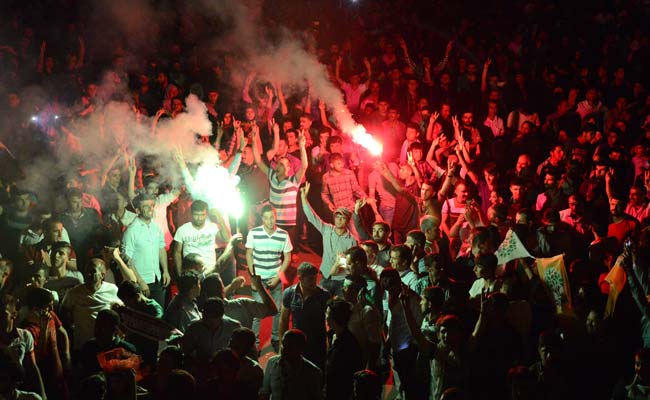 Kurds Celebrate Political Breakthrough in Turkey With Fireworks