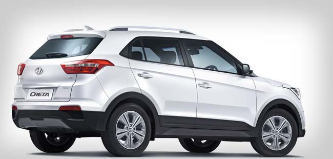 Hyundai Creta rear-side view