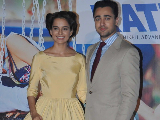 Kangana Ranaut Talks About Her <i>Katti Batti</i> With Co-Star Imran Khan