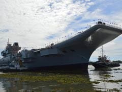 India's First Indigenous Aircraft Carrier INS Vikrant Undocked