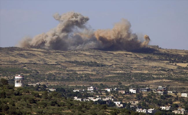 Israel Strikes Syria After Projectile Lands In Golan Heights