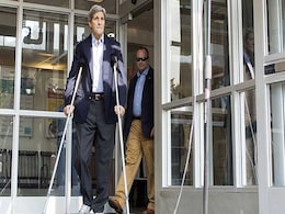 John Kerry Only Taking Tylenol for Broken Leg John Kerry Only Taking Tylenol for Broken Leg