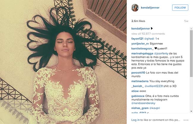 Revealed: Why Kendall Jenner's Photo is the Most Liked in ... - 650 x 418 jpeg 47kB