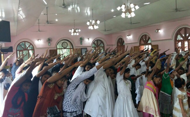 In Kerala, a Church Service that Included Yoga