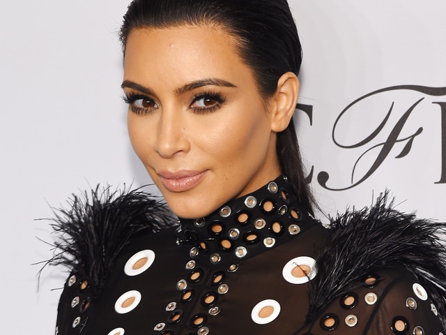 Kim Kardashian's Dress Catches Fire at the CFDA Awards