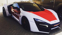 Abu Dhabi Police Recruit the Lykan Hypersport