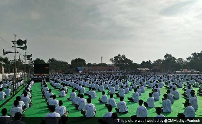 Chief Minister Shivraj Singh Chouhan Leads Yoga Day Celebrations in Madhya Pradesh