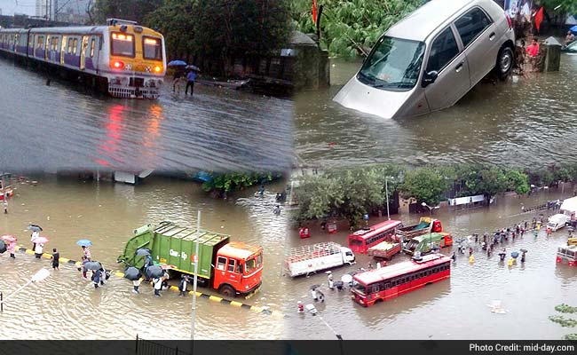 Train Services Hit, Schools Shut as Rain Batters Mumbai
