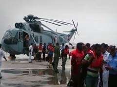 Dramatic Navy Rescue After Distress Signals From Ship Off Mumbai