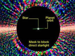 NASA Model Reveals Planet Making Waves Around Debris Disk