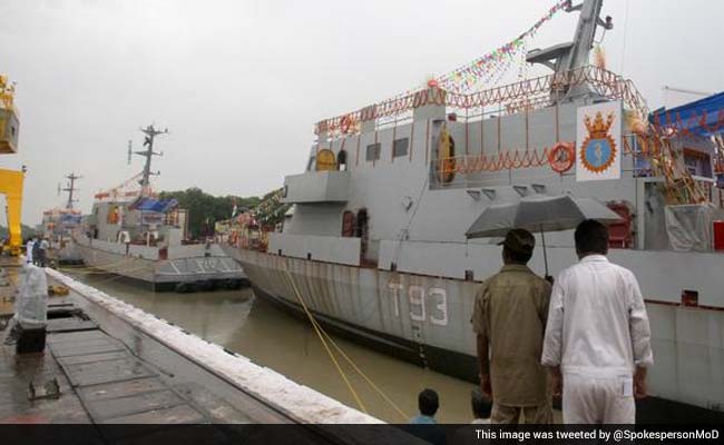 3 Warships Launched, 48 on Their Way, Says Top Navy Officer