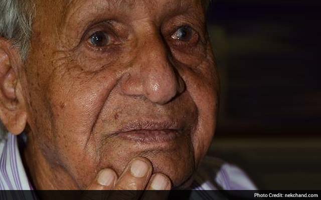 People Bid Adieu to Nek Chand at Chandigarh's Rock Garden