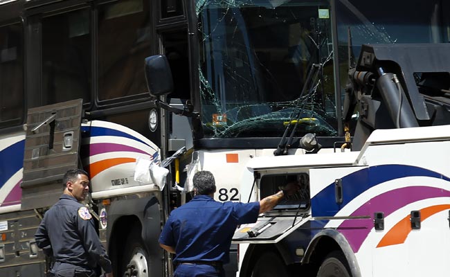 At Least 31 Taken to Hospital After Bus Collision in New York