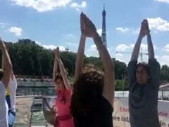 France Prepares for Yoga at the Eiffel Tower