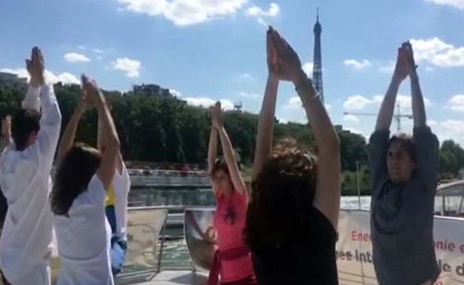 France Prepares for Yoga at the Eiffel Tower