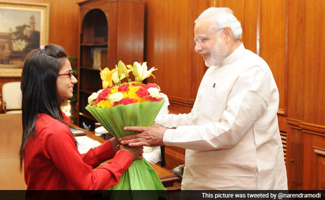 When PM Modi Met his 'Young Friend' Who Won Bhagavad Gita Competition