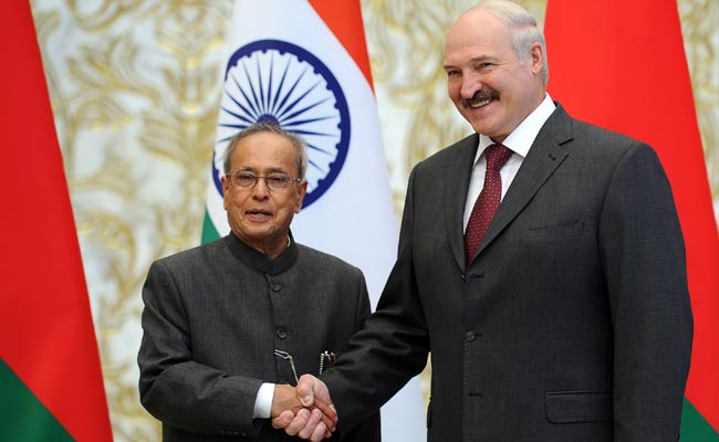 India and Belarus Ink 6 Agreements During President Pranab Mukherjee's Visit