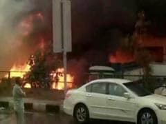Truck Catches Fire, Sparks Blaze in Punjabi Bagh