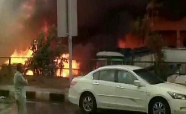 Truck Catches Fire, Sparks Blaze in Punjabi Bagh