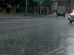 Rain in Delhi After Yoga Day Celebration at Rajpath