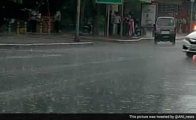 Rain in Delhi After Yoga Day Celebration at Rajpath