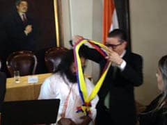Spiritual Leader Sri Sri Ravi Shankar Conferred With Colombia's Highest Civilian Award
