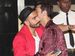 Ranbir Kapoor, Ranveer Singh and a <i>Jadoo Ki Jhappi</i> at Arjun's Party Ranbir Kapoor, Ranveer Singh and a <i>Jadoo Ki Jhappi</i> at Arjun's Party