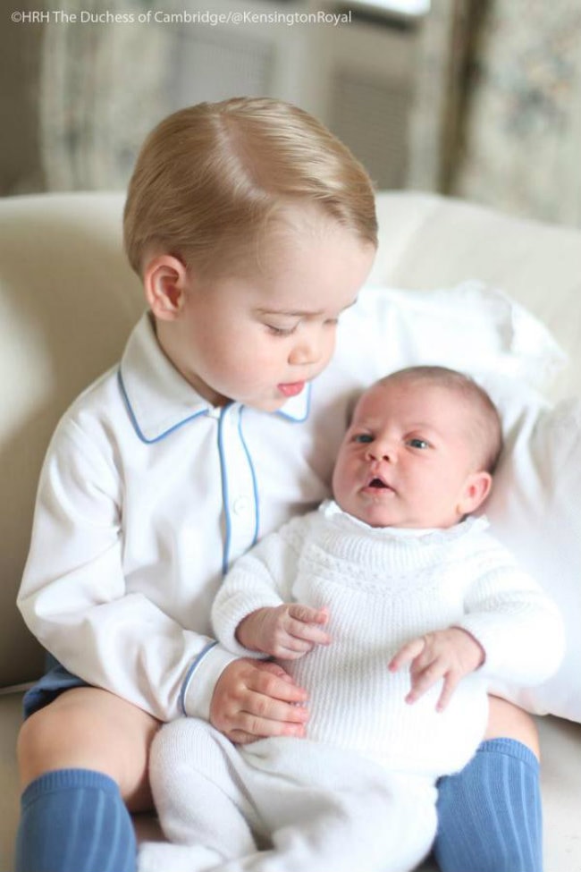 Kensington Palace Posts 'Very Special Photo' of Princess Charlotte With Her Brother