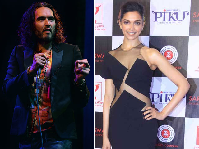 Russell Brand Would Like Deepika Padukone's Phone Number Please