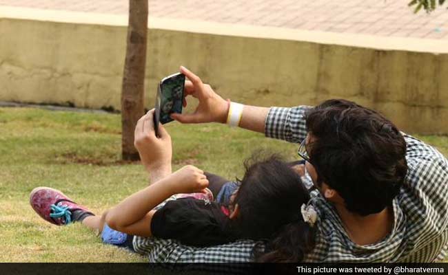 President Pranab Mukherjee Launches 'Selfie With Daughter' App
