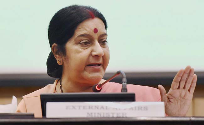 External Affairs Minister Sushma Swaraj Arrives in Thailand for World Sanskrit Conference