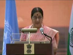 Sushma Swaraj, UN Chief  Ban Ki-moon Discusses Several Regional Issues in New York