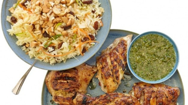 The Weekend Cook: Thomasina Miers' Thai-Style Barbecue Chicken and Chilled Mango Salad