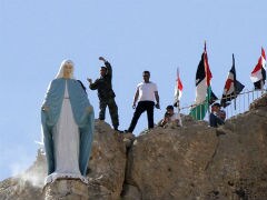 Ancient Syrian Christian Town Dedicates New Virgin Mary Statue