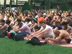 Thousands Expected To Attend Second Yoga Day At New York's Times Square