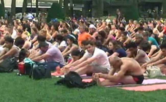 Thousands Expected To Attend Second Yoga Day At New York's Times Square