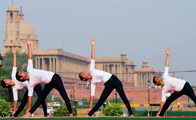 Stage Set for International Yoga Day Celebrations Tomorrow