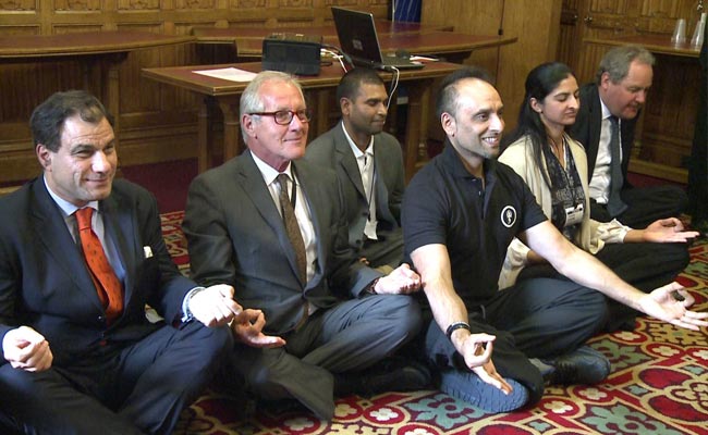 In UK Parliament, Lords Have an Hour-Long Yoga Session