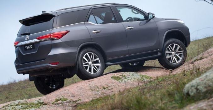 New Toyota Fortuner Rear Quarter