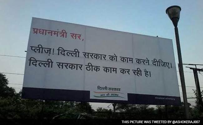 AAP Government Removes Posters, Hoardings Critical of PM Modi