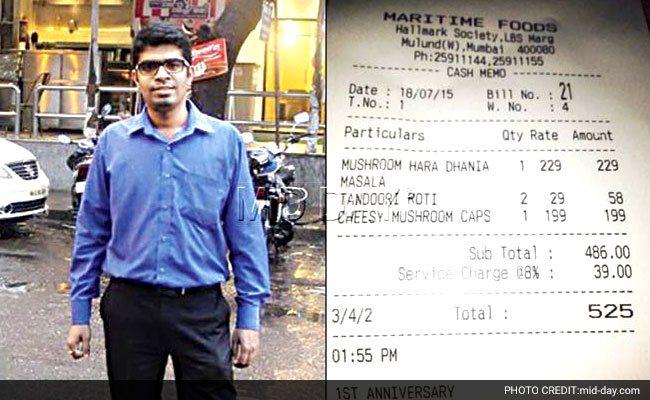 Upset Over Service Charge, Diner Drags Mumbai Eatery to Cops