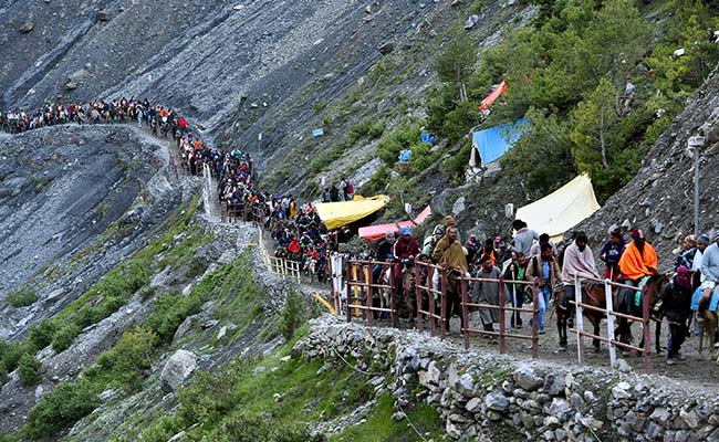 दो दिन बाद पहलगाम मार्ग से फिर शुरू हुई अमरनाथ यात्रा