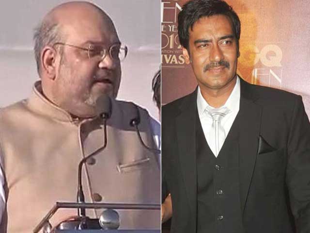 Amit Shah's Meeting With Ajay Devgn Ended With Wishes For Drishyam