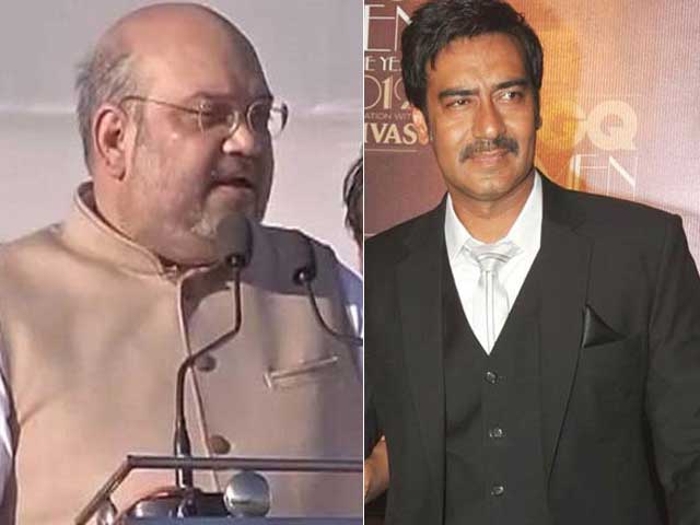 Amit Shah's Meeting With Ajay Devgn Ended With Wishes For <i>Drishyam</i>