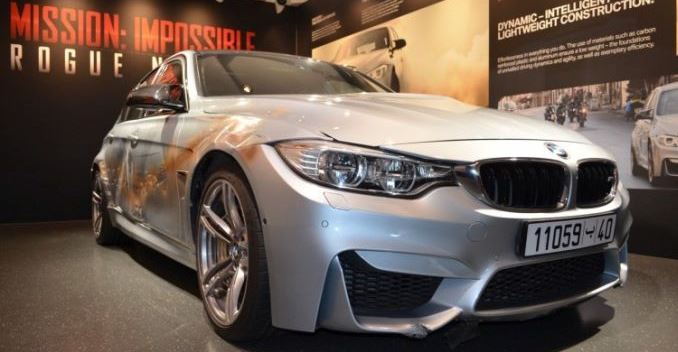 BMW M3 Used in Mission Impossible 5 Put Up For Display